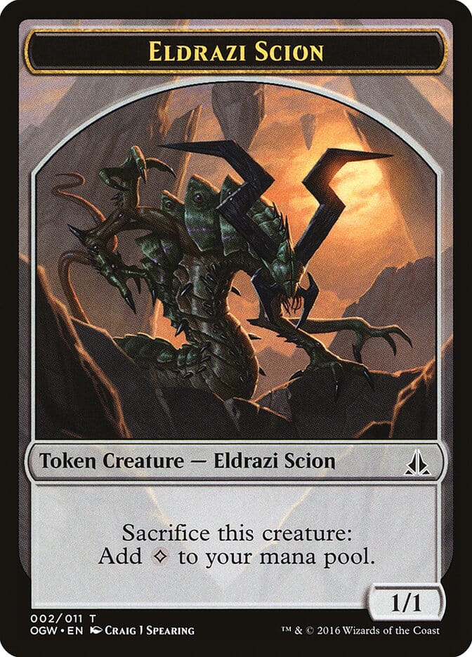 Eldrazi Scion (002/011) [Oath of the Gatewatch Tokens] MTG Single Magic: The Gathering  | Multizone: Comics And Games