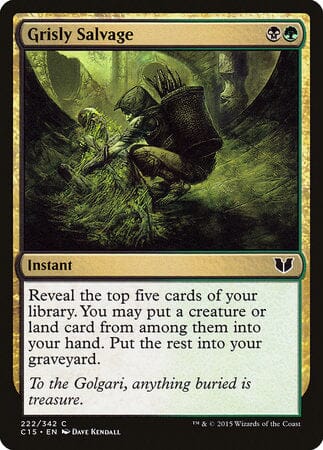Grisly Salvage [Commander 2015] MTG Single Magic: The Gathering  | Multizone: Comics And Games