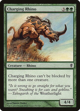 Charging Rhino [Conspiracy] MTG Single Magic: The Gathering  | Multizone: Comics And Games