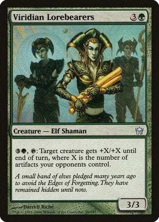 Viridian Lorebearers [Fifth Dawn] MTG Single Magic: The Gathering  | Multizone: Comics And Games