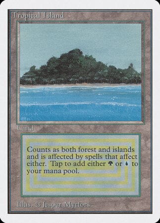 Tropical Island [Unlimited Edition] MTG Single Magic: The Gathering  | Multizone: Comics And Games