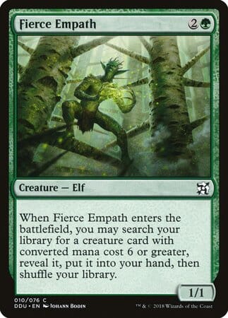 Fierce Empath [Duel Decks: Elves vs. Inventors] MTG Single Magic: The Gathering  | Multizone: Comics And Games