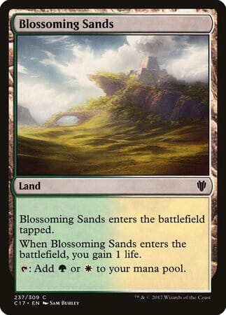 Blossoming Sands [Commander 2017] MTG Single Magic: The Gathering  | Multizone: Comics And Games