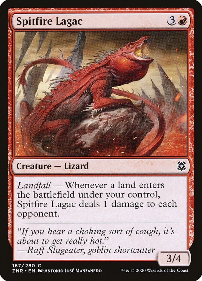 Spitfire Lagac [Zendikar Rising] MTG Single Magic: The Gathering  | Multizone: Comics And Games