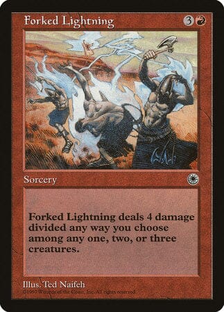 Forked Lightning [Portal] MTG Single Magic: The Gathering  | Multizone: Comics And Games