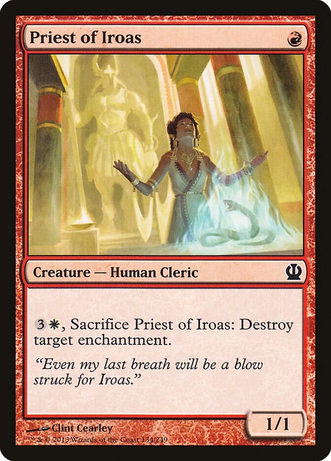 Priest of Iroas [Theros] MTG Single Magic: The Gathering  | Multizone: Comics And Games