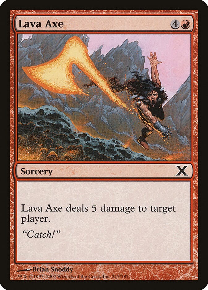 Lava Axe [Tenth Edition] MTG Single Magic: The Gathering  | Multizone: Comics And Games