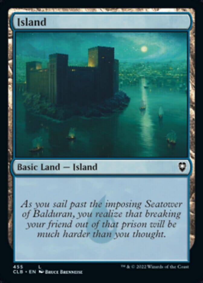 Island (455) [Commander Legends: Battle for Baldur's Gate] MTG Single Magic: The Gathering  | Multizone: Comics And Games