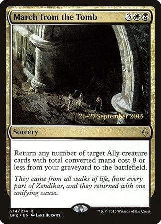 March from the Tomb [Battle for Zendikar Promos] MTG Single Magic: The Gathering  | Multizone: Comics And Games
