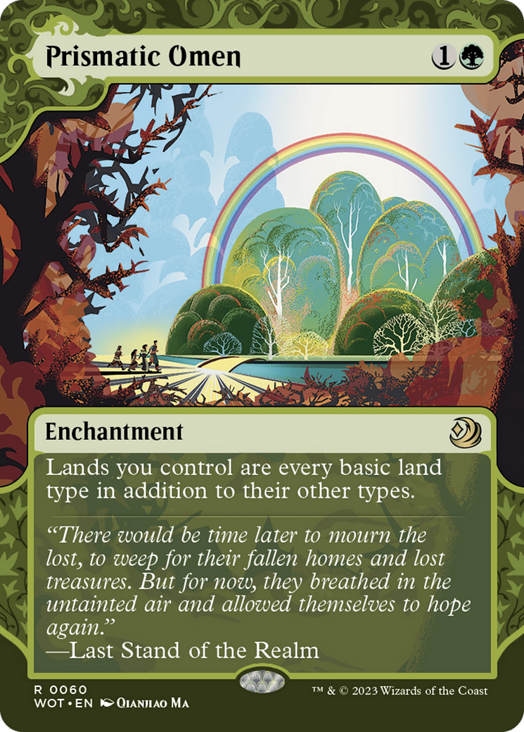 Prismatic Omen [Wilds of Eldraine: Enchanting Tales] MTG Single Magic: The Gathering  | Multizone: Comics And Games