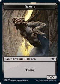 Demon // Elemental Double-sided Token [Double Masters Tokens] MTG Single Magic: The Gathering  | Multizone: Comics And Games