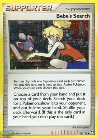 Bebes Search (109/123) (Cosmos Holofoil) [Diamond & Pearl: Mysterious Treasures] Pokemon Single Pokémon  | Multizone: Comics And Games