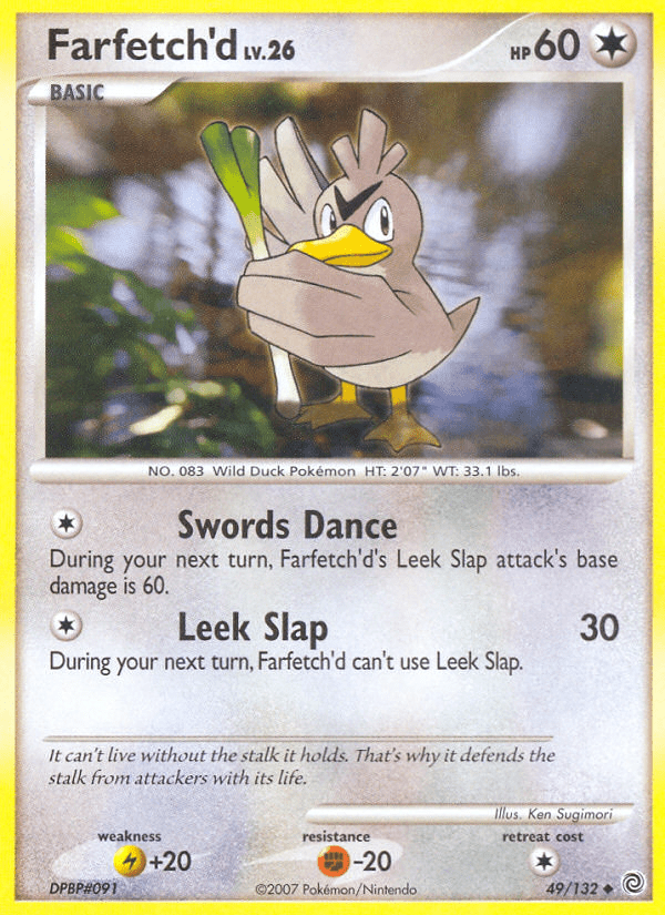 Farfetch'd (49/132) [Diamond & Pearl: Secret Wonders] Pokemon Single Pokémon  | Multizone: Comics And Games