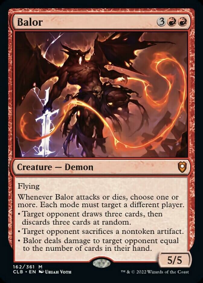 Balor [Commander Legends: Battle for Baldur's Gate] MTG Single Magic: The Gathering  | Multizone: Comics And Games