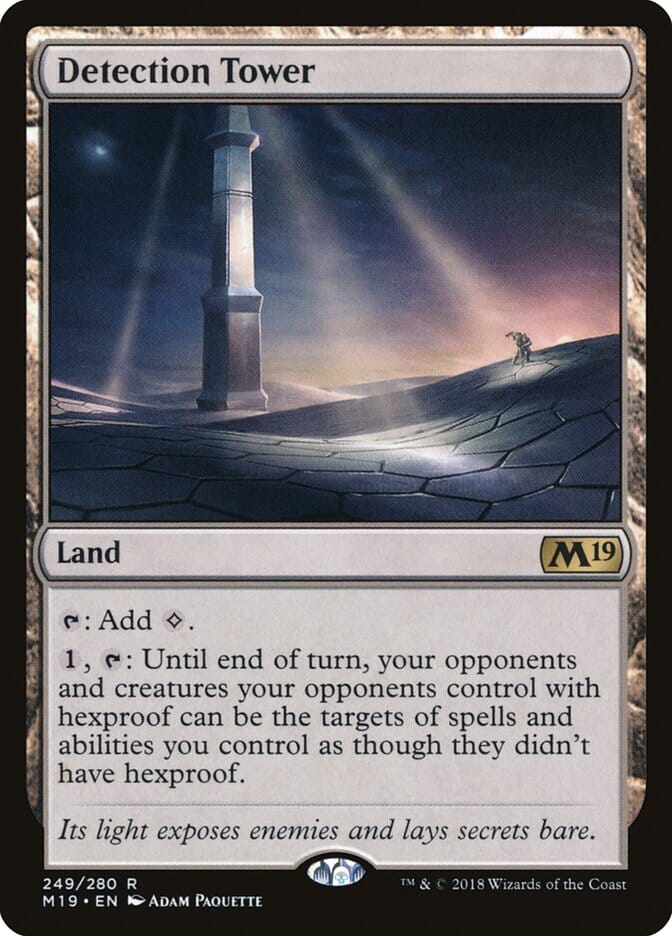 Detection Tower [Core Set 2019] MTG Single Magic: The Gathering  | Multizone: Comics And Games