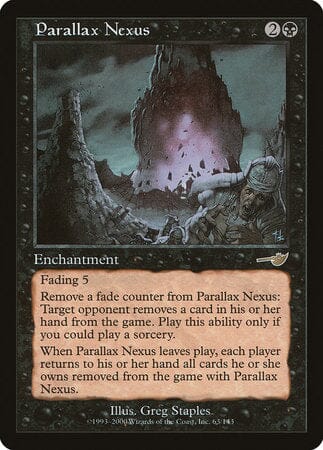 Parallax Nexus [Nemesis] MTG Single Magic: The Gathering  | Multizone: Comics And Games