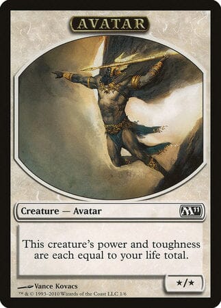 Avatar Token [Magic 2011 Tokens] MTG Single Magic: The Gathering  | Multizone: Comics And Games