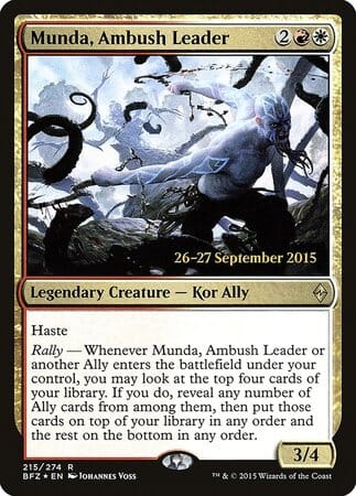Munda, Ambush Leader [Battle for Zendikar Promos] MTG Single Magic: The Gathering  | Multizone: Comics And Games