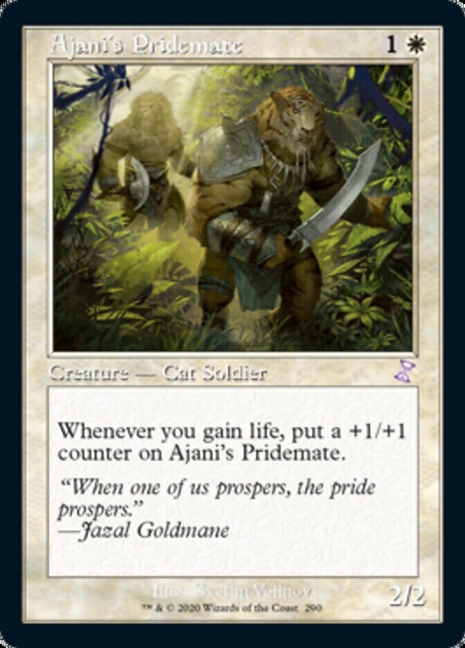 Ajani's Pridemate (Timeshifted) [Time Spiral Remastered] MTG Single Magic: The Gathering  | Multizone: Comics And Games