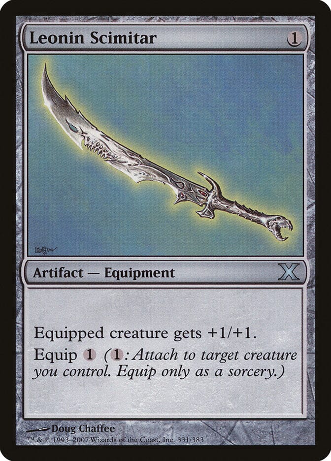 Leonin Scimitar [Tenth Edition] MTG Single Magic: The Gathering  | Multizone: Comics And Games