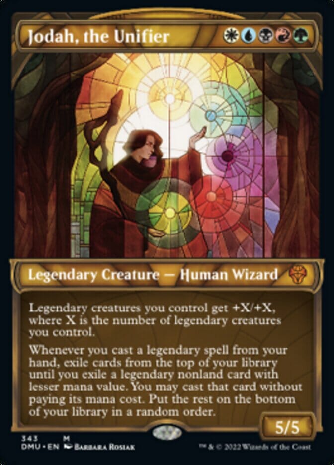 Jodah, the Unifier (Showcase Textured) [Dominaria United] MTG Single Magic: The Gathering  | Multizone: Comics And Games