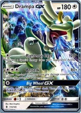 Drampa GX (115/145) (Garbanette - Magnus Pedersen) [World Championships 2018] Pokemon Single Pokémon  | Multizone: Comics And Games
