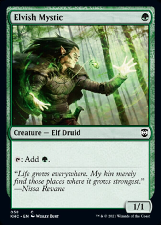 Elvish Mystic [Kaldheim Commander] MTG Single Magic: The Gathering  | Multizone: Comics And Games