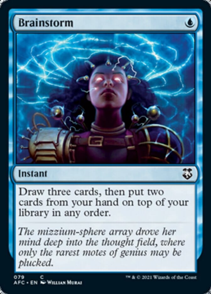 Brainstorm [Dungeons & Dragons: Adventures in the Forgotten Realms Commander] MTG Single Magic: The Gathering  | Multizone: Comics And Games