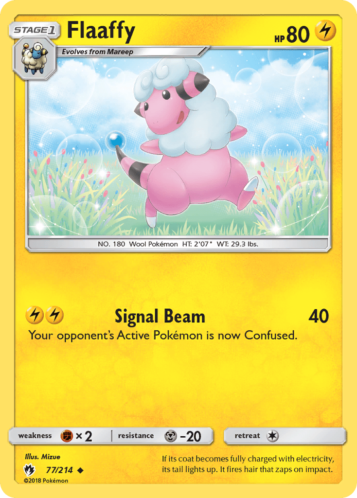 Flaaffy (77/214) [Sun & Moon: Lost Thunder] Pokemon Single Pokémon  | Multizone: Comics And Games
