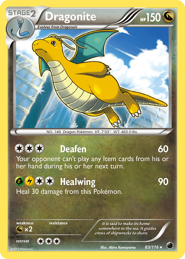 Dragonite (83/116) [Black & White: Plasma Freeze] Pokemon Single Pokémon  | Multizone: Comics And Games