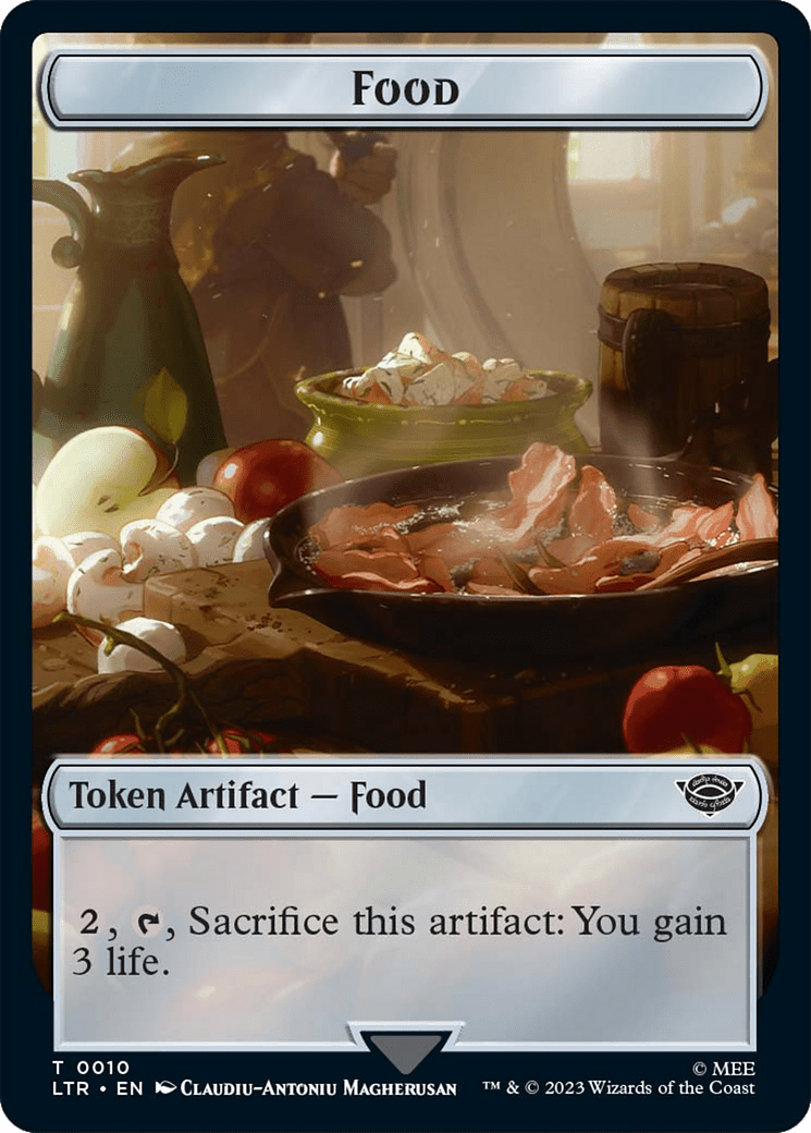 Bird // Food Token [The Lord of the Rings: Tales of Middle-Earth Commander Tokens] MTG Single Magic: The Gathering  | Multizone: Comics And Games