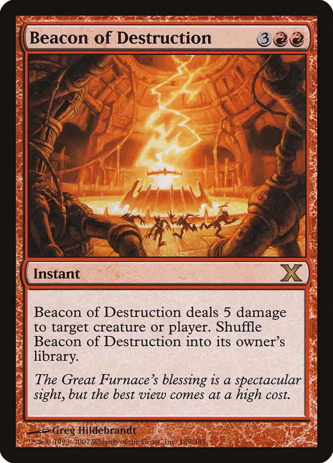 Beacon of Destruction [Tenth Edition] MTG Single Magic: The Gathering  | Multizone: Comics And Games