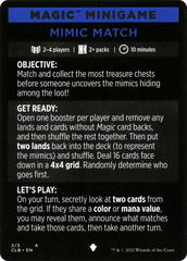 Mimic Match (Magic Minigame) [Commander Legends: Battle for Baldur's Gate Minigame] MTG Single Magic: The Gathering  | Multizone: Comics And Games