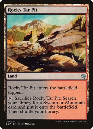 Rocky Tar Pit [Duel Decks: Zendikar vs. Eldrazi] MTG Single Magic: The Gathering  | Multizone: Comics And Games