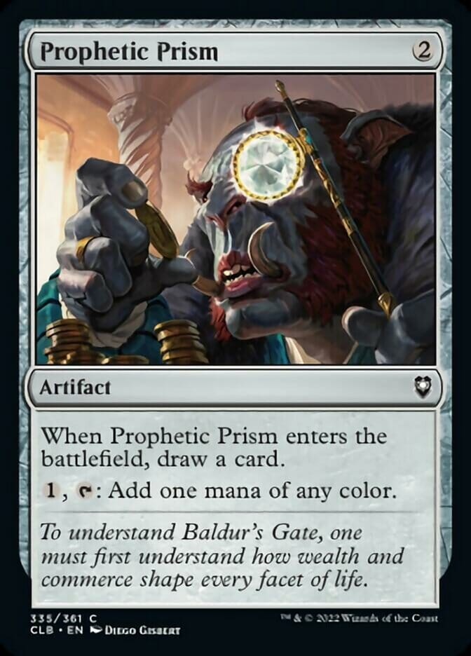 Prophetic Prism [Commander Legends: Battle for Baldur's Gate] MTG Single Magic: The Gathering  | Multizone: Comics And Games