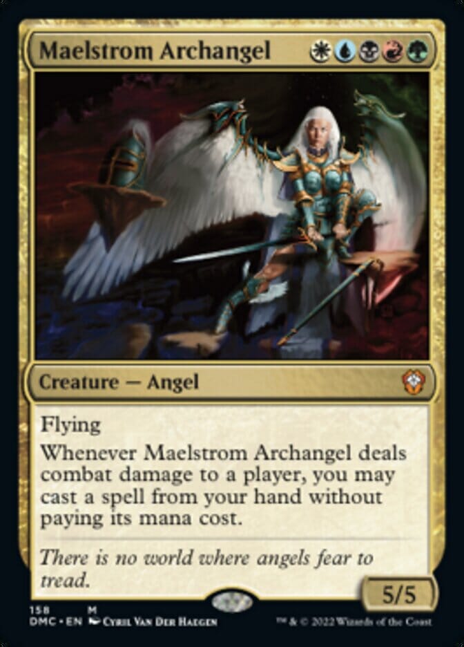 Maelstrom Archangel [Dominaria United Commander] MTG Single Magic: The Gathering  | Multizone: Comics And Games