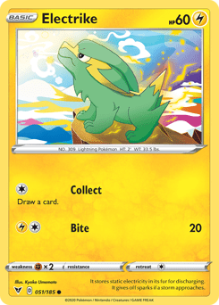 Electrike (051/185) [Sword & Shield: Vivid Voltage] Pokemon Single Pokémon  | Multizone: Comics And Games
