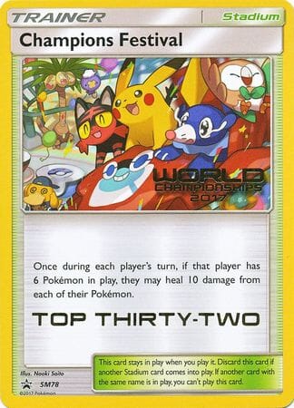 Champions Festival(SM78) (2017 Top Thirty Two) [Sun & Moon: Black Star Promos] Pokemon Single Pokémon  | Multizone: Comics And Games