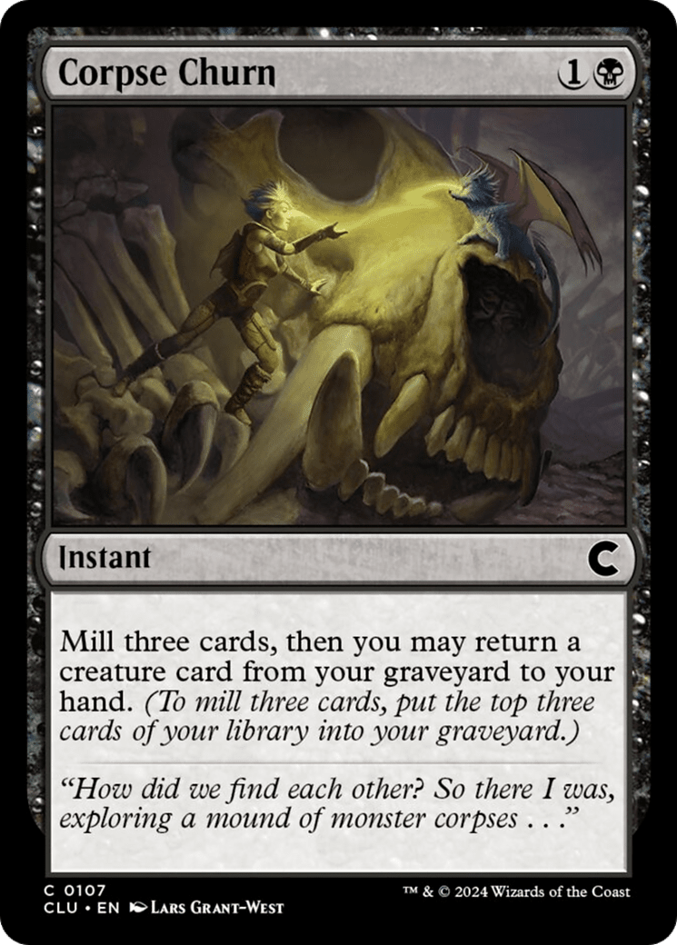 Corpse Churn [Ravnica: Clue Edition] MTG Single Magic: The Gathering  | Multizone: Comics And Games