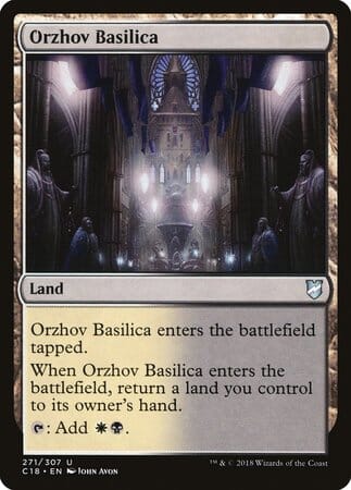 Orzhov Basilica [Commander 2018] MTG Single Magic: The Gathering  | Multizone: Comics And Games
