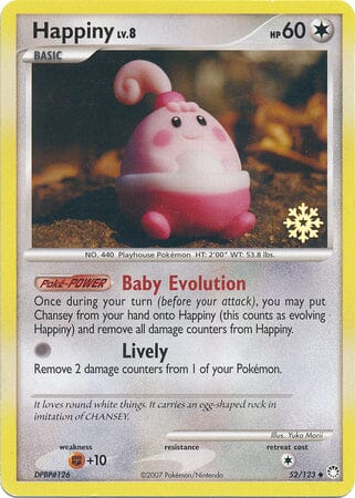 Happiny (52/123) [Countdown Calendar Promos] Pokemon Single Pokémon  | Multizone: Comics And Games