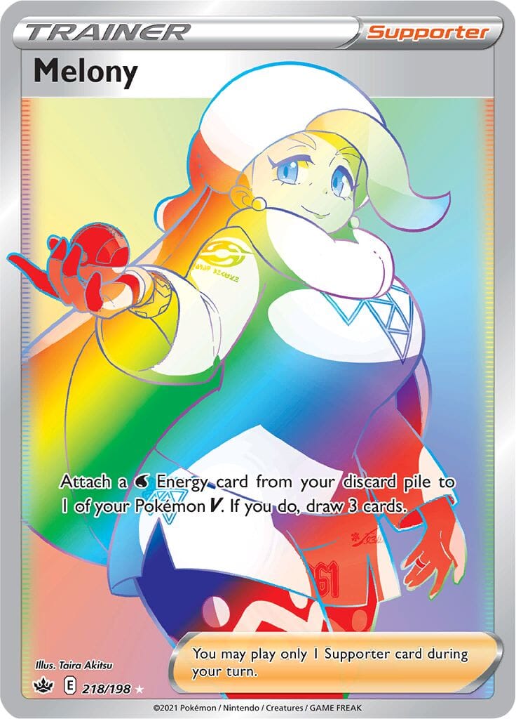 Melony (218/198) [Sword & Shield: Chilling Reign] Pokemon Single Pokémon  | Multizone: Comics And Games