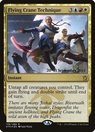 Flying Crane Technique [Khans of Tarkir Promos] MTG Single Magic: The Gathering  | Multizone: Comics And Games