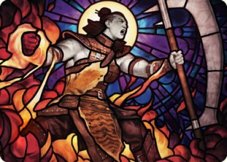 Garna, Bloodfist of Keld Art Card [Dominaria United Art Series] MTG Single Magic: The Gathering  | Multizone: Comics And Games