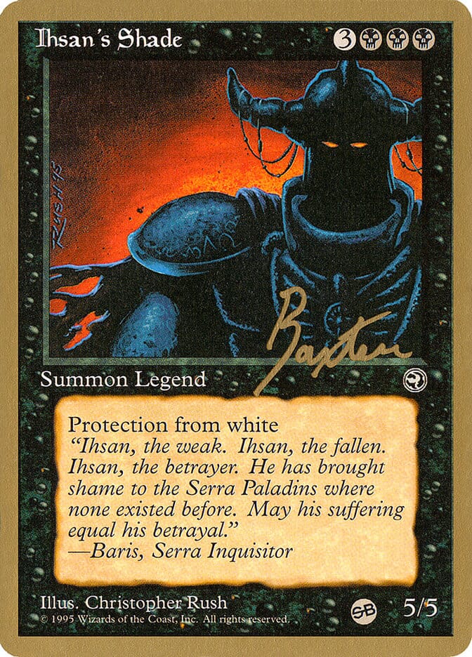 Ihsan's Shade (George Baxter) (SB) [Pro Tour Collector Set] MTG Single Magic: The Gathering  | Multizone: Comics And Games