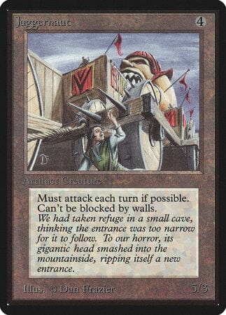 Juggernaut [Limited Edition Beta] MTG Single Magic: The Gathering  | Multizone: Comics And Games
