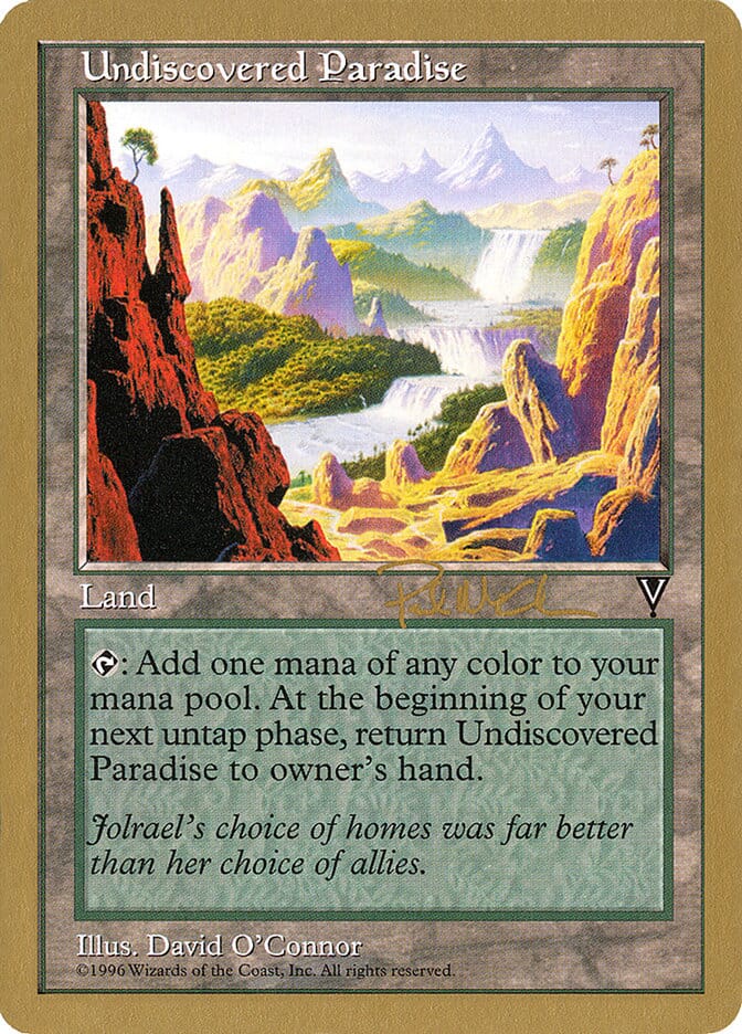 Undiscovered Paradise (Paul McCabe) [World Championship Decks 1997] MTG Single Magic: The Gathering  | Multizone: Comics And Games