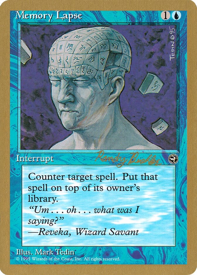 Memory Lapse (Randy Buehler) [World Championship Decks 1998] MTG Single Magic: The Gathering  | Multizone: Comics And Games
