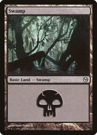 Swamp (105) [Duels of the Planeswalkers] MTG Single Magic: The Gathering  | Multizone: Comics And Games