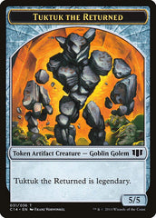 Daretti, Scrap Savant Emblem // Tuktuk the Returned Double-sided Token [Commander 2014 Tokens] MTG Single Magic: The Gathering  | Multizone: Comics And Games